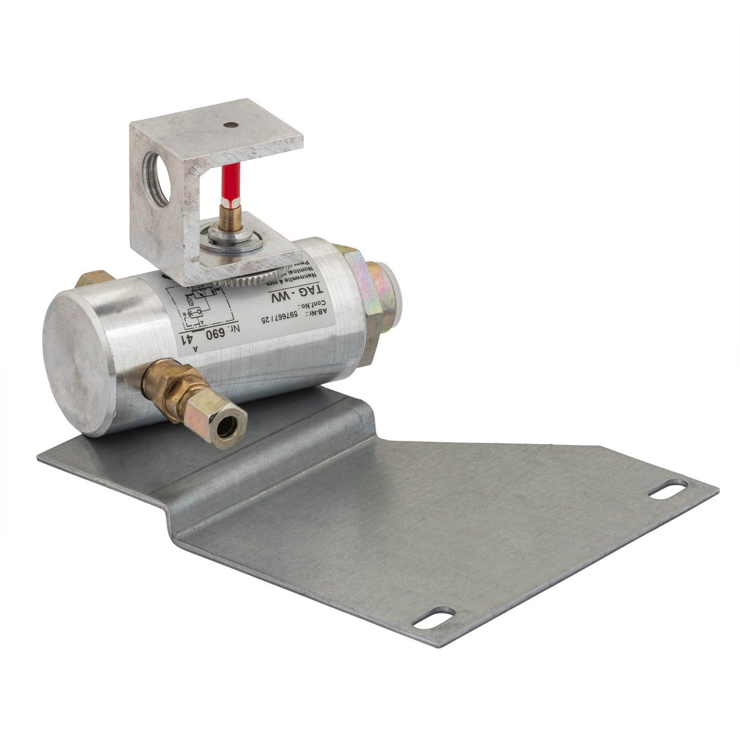 Thermoauslösegerät TAG WV 690_41 M14 Ohne PA4 auf Halteblech