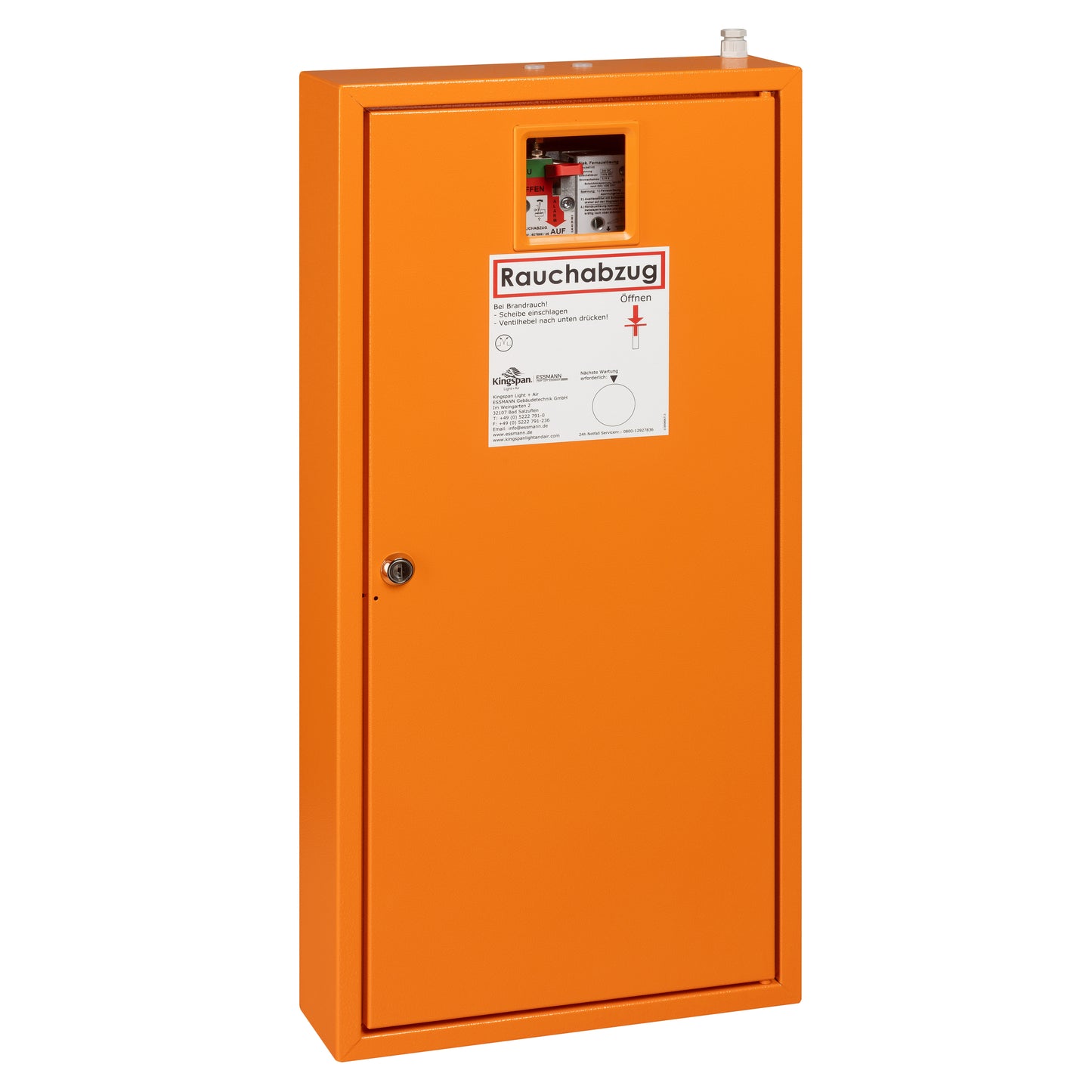 Notauslösekasten NAK Gr.70/5 (bis 1500g M18) Ea-24V orange