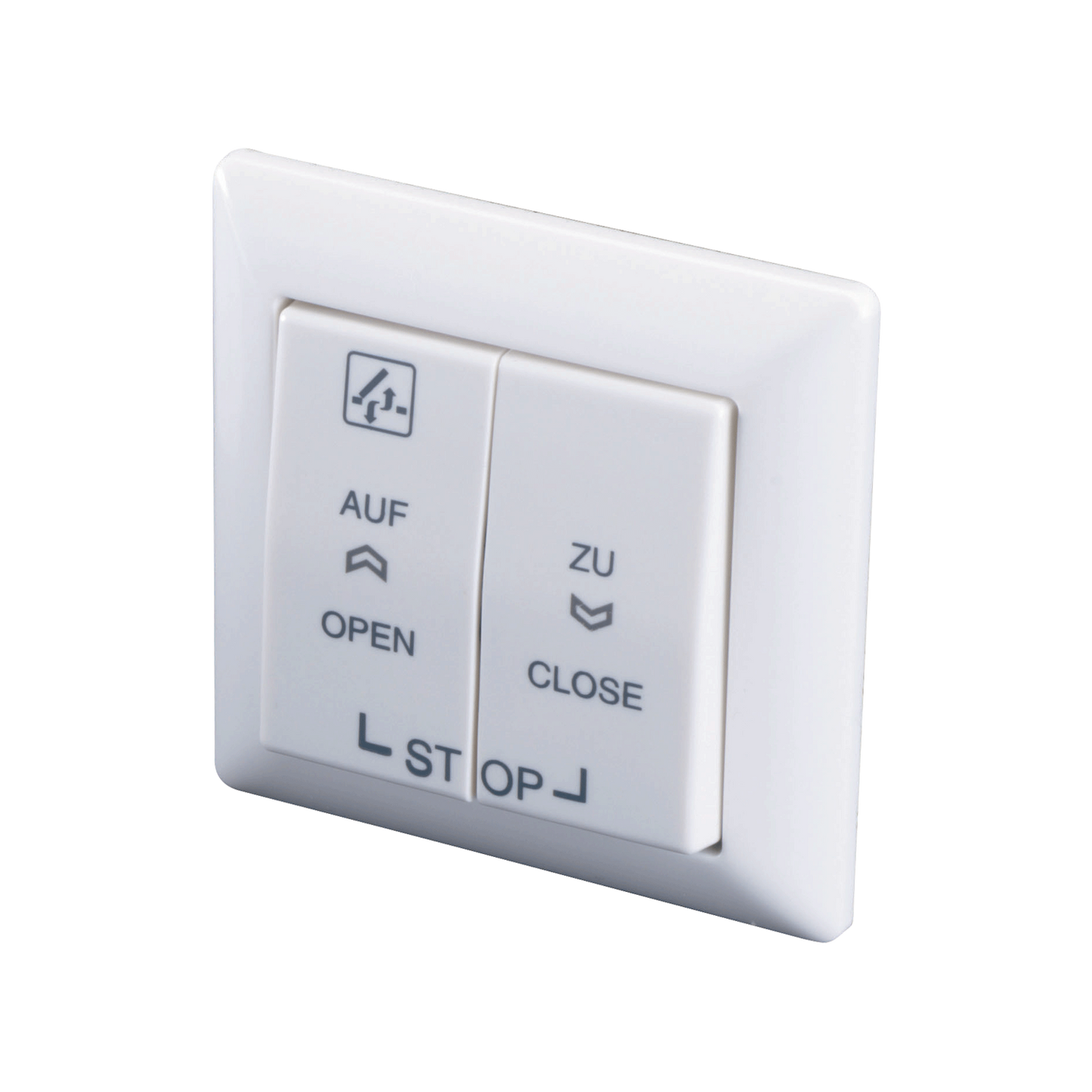 Kingspan STG Lüftungstaster LTA 20 UP zur manuellen Steuerung von Fensterantrieben in Lüftungsanlagen.