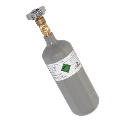 CO2-500gr. Drehventil W21,8x1/14" - 240mm