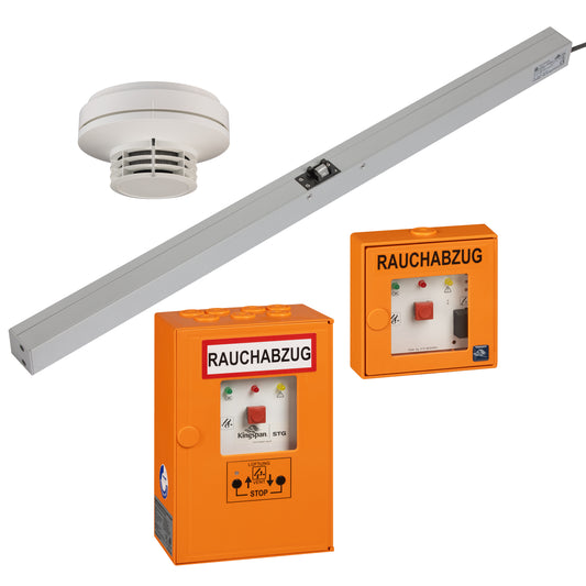 Treppenhausset Orange Comfort mit Kettenantrieb