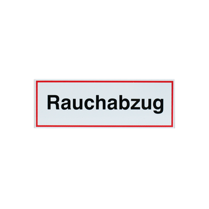 Hinweisschild „Rauchabzug“ HR-9