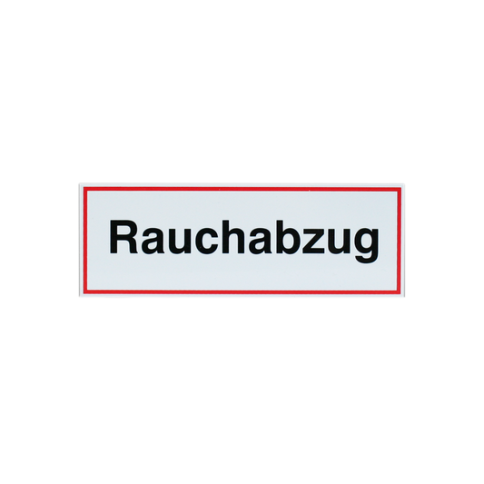 Hinweisschild „Rauchabzug“ HR-9