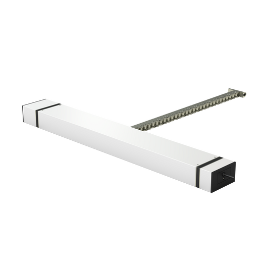 Kingspan STG - Kettenantrieb KCDXL RWA, elektrischer Fensterantrieb mit 1500 N Zug- und Druckkraft für Rauch- und Wärmeabzugssysteme. Entwickelt für die zuverlässige Öffnung großer und schwerer Fenster zur sicheren Entrauchung von Gebäuden.