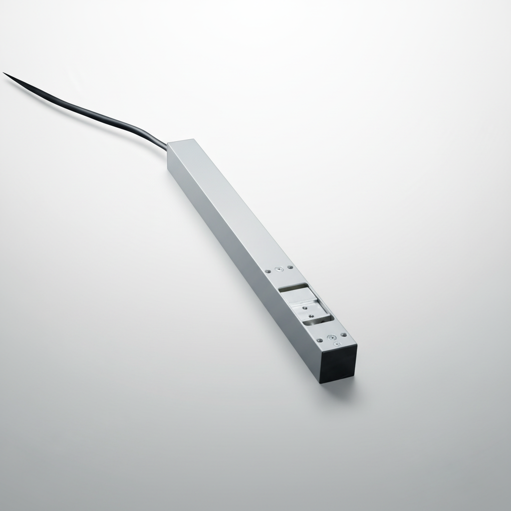 Kingspan STG - Riegelantrieb RM Basic, elektrischer Verriegelungsantrieb für Fenster- und Fassadensysteme. Mit hoher Zuhaltekraft von bis zu 1200 N für die sichere Ver- und Entriegelung in natürlichen Lüftungs- und Rauchabzugsanlagen.